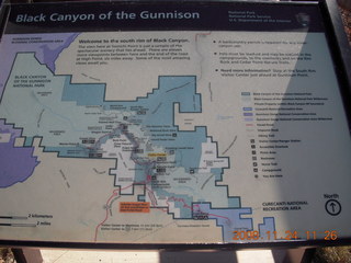 Black Canyon of the Gunnison National Park map