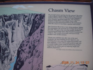 Black Canyon of the Gunnison National Park sign