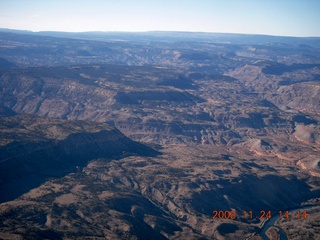 aerial - Colorado canyon