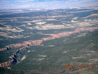 aerial - Colorado canyon