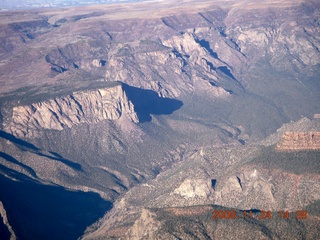 aerial - Colorado canyon