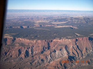 aerial - Colorado canyon