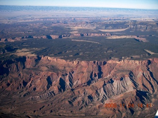 aerial - Colorado canyon