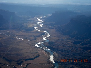 aerial - Colorado canyon