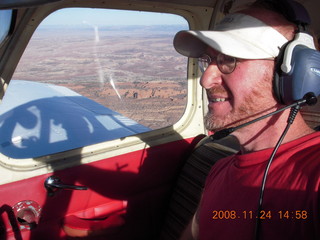 Adam flying N4372J over Arches