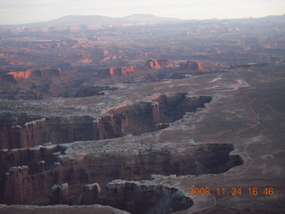 334 6pq. Canyonlands Grandview at sunset