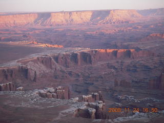 339 6pq. Canyonlands Grandview at sunset