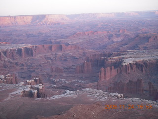 344 6pq. Canyonlands Grandview at sunset