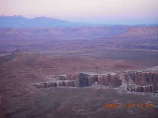 367 6pq. Canyonlands Grandview at sunset