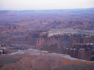 369 6pq. Canyonlands Grandview at sunset