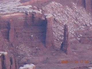 371 6pq. Canyonlands Grandview at sunset