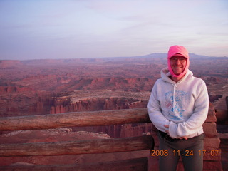 Canyonlands Grandview at sunset + Adam