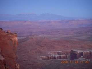 377 6pq. Canyonlands Grandview at sunset