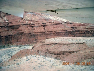 112 6ps. flying with LaVar - aerial - Utah backcountryside - Hidden Splendor canyon departure