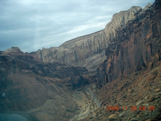 116 6ps. flying with LaVar - aerial - Utah backcountryside - Hidden Splendor canyon departure