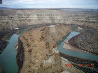 flying with LaVar - aerial - Utah backcountryside - Green River