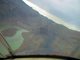 flying with LaVar - aerial - Utah backcountryside - Green River - Desolation Canyon