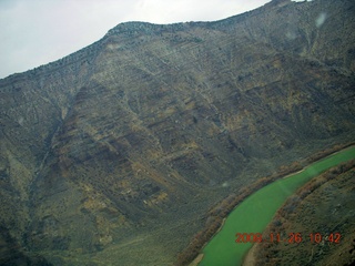 flying with LaVar - aerial - Utah backcountryside - Green River - Desolation Canyon