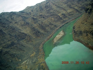 flying with LaVar - aerial - Utah backcountryside - Green River - Desolation Canyon