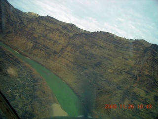 flying with LaVar - aerial - Utah backcountryside - Green River - Desolation Canyon