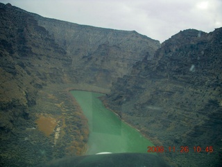 flying with LaVar - aerial - Utah backcountryside - Green River - Desolation Canyon