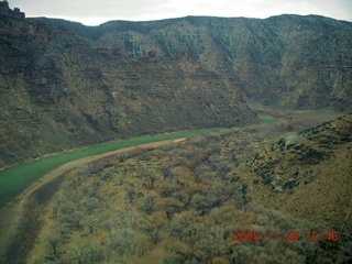 flying with LaVar - aerial - Utah backcountryside - Green River - Desolation Canyon