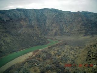 flying with LaVar - aerial - Utah backcountryside - Green River - Desolation Canyon