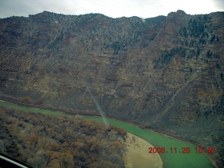 flying with LaVar - aerial - Utah backcountryside - Green River - Desolation Canyon