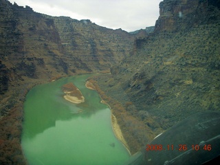 flying with LaVar - aerial - Utah backcountryside - Green River - Desolation Canyon