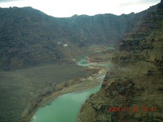 flying with LaVar - aerial - Utah backcountryside - Green River - Desolation Canyon