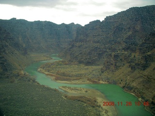 flying with LaVar - aerial - Utah backcountryside - Green River - Desolation Canyon