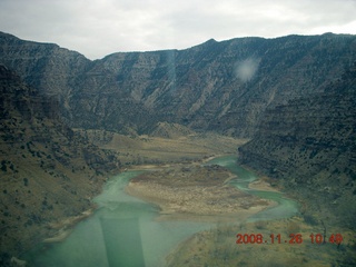 flying with LaVar - aerial - Utah backcountryside - Green River - Desolation Canyon