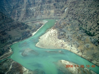 flying with LaVar - aerial - Utah backcountryside - Green River - Desolation Canyon