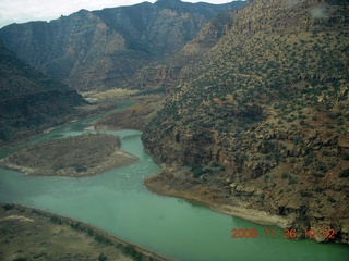 flying with LaVar - aerial - Utah backcountryside - Green River - Desolation Canyon