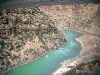 flying with LaVar - aerial - Utah backcountryside - Green River - Desolation Canyon