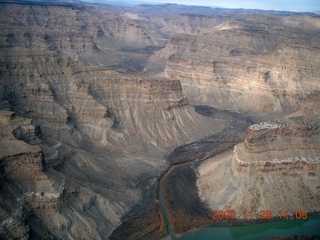 flying with LaVar - aerial - Utah backcountryside - Green River - Desolation Canyon