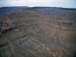 flying with LaVar - aerial - Utah backcountryside - Green River - Desolation Canyon