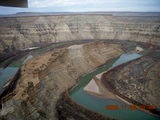 331. flying with LaVar - aerial - Utah backcountryside - Green River