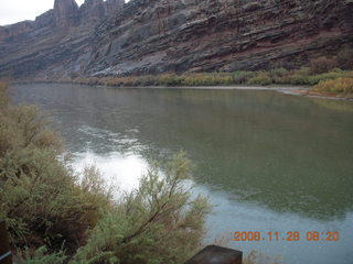 view from new Colorado River bridge in Moab