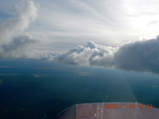 1114 6pu. aerial Grand Canyon clouds