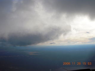 1115 6pu. aerial Grand Canyon clouds
