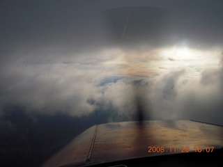 1118 6pu. aerial clouds south of Grand Canyon