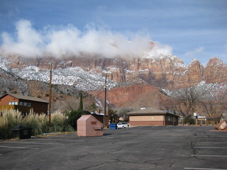 beth's Saturday zion-trip pictures - Adam and Debbie and rental car