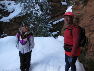 932 6qg. beth's Saturday zion-trip pictures - Zion National Park - Angels Landing hike - Debbie and Adam