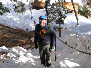 945 6qh. beth's Sunday zion-trip pictures - Zion National Park - Emerald Ponds hike - Adam
