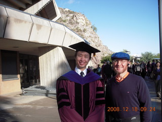 Jack Xu graduation - Jack and Adam