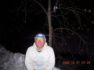 Zion National Park - Adam with flash