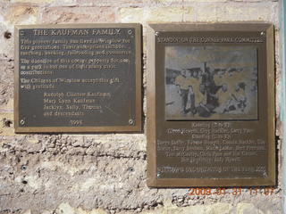 Standing in the Corner in Winslow Arizona