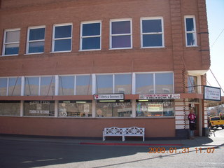 Standing in the Corner in Winslow Arizona