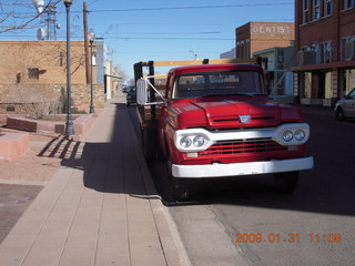 Standing in the Corner in Winslow Arizona